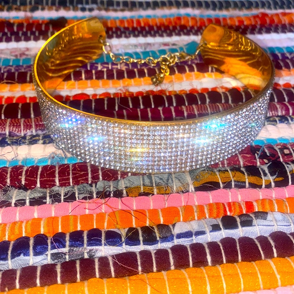 Silver and Gold Choker